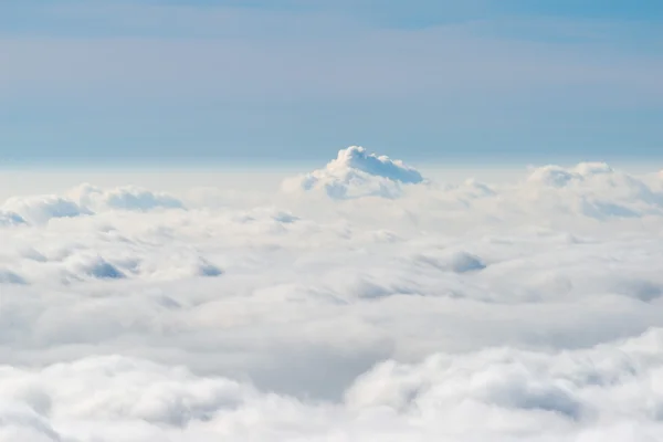 Wolken uit het vliegtuig — Stockfoto