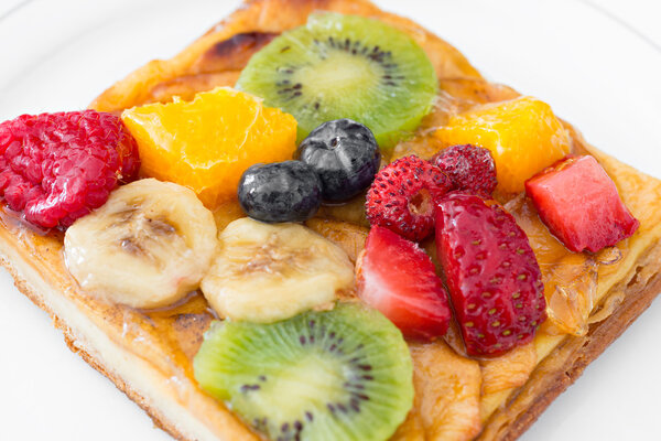 Mixed fruit tart