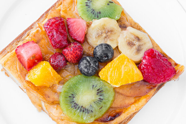 Mixed fruit tart