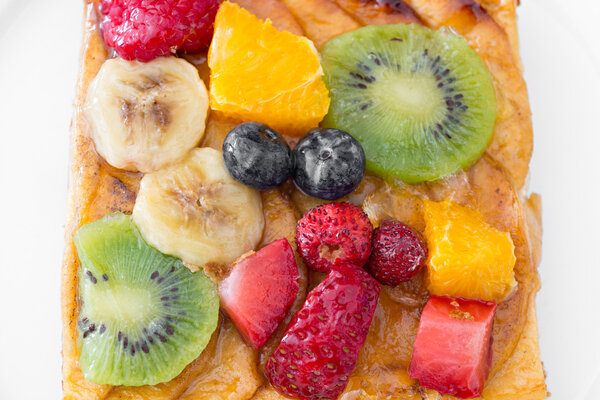 Mixed fruit tart