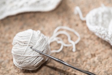 Crochet knitting yarn clipart