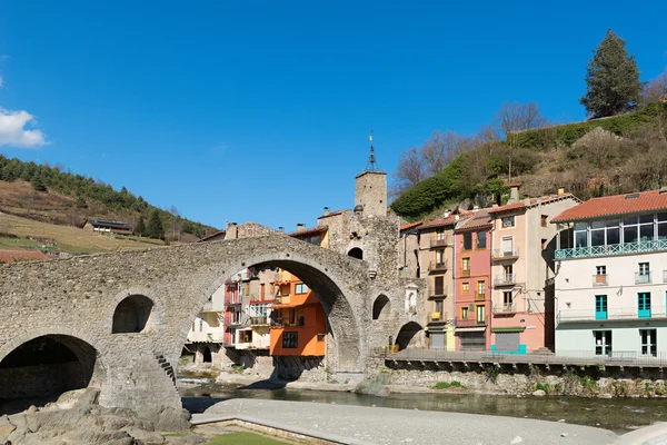 Staden Camprodon i Girona — Stockfoto