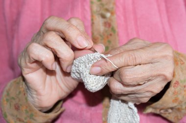 Ayrıntı üst düzey dikiş