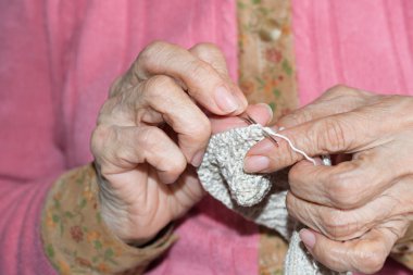 Ayrıntı üst düzey dikiş