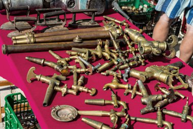 Detay nesneleri antika pazarı