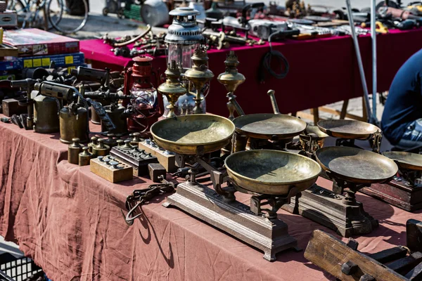 Detay nesneleri antika pazarı — Stok fotoğraf