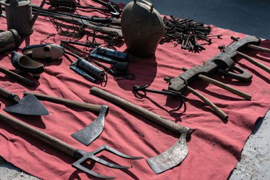 Detay nesneleri antika pazarı