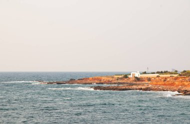 İspanya 'daki İbiza adasının farklı ayrıntıları 