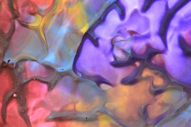 Değişik renklerin akrilik boyalarla yapılmış fotoğraflarının arkaplan ve tasarımlar için özel olması