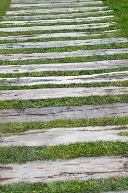 Bahçe ahşap uyuyanlar 