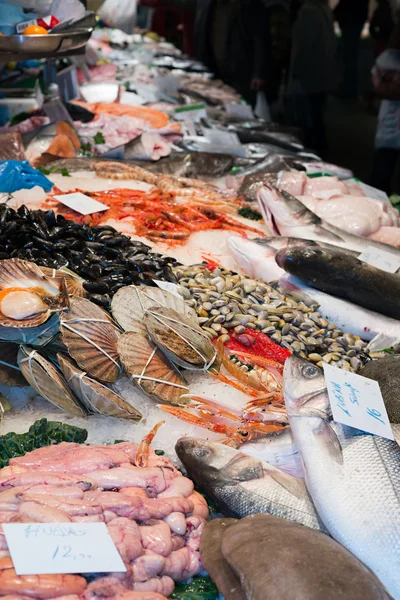 Fish and seafood store — Stock Photo, Image