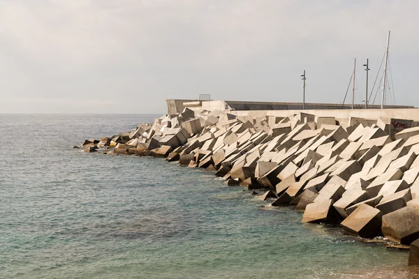 Cubos de rompeolas — Foto de Stock