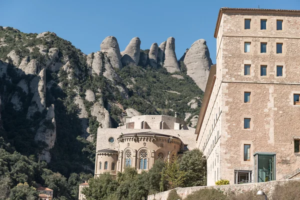 Abbey av Santa Maria de Montserrat — Stockfoto