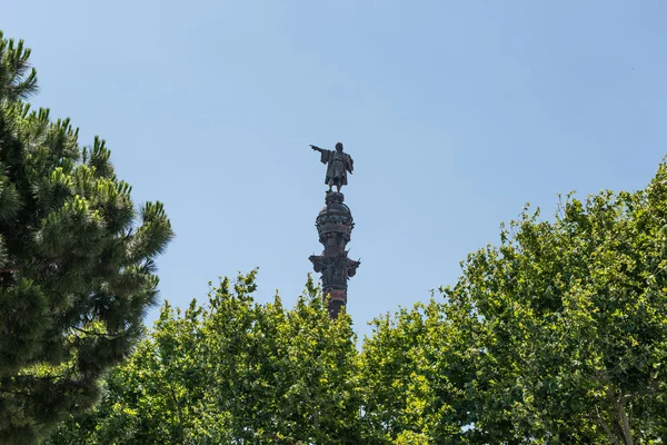 Christopher Columbus in Barcelona — Stockfoto