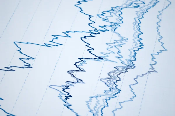 Finanzsimulationsstudie — Stockfoto