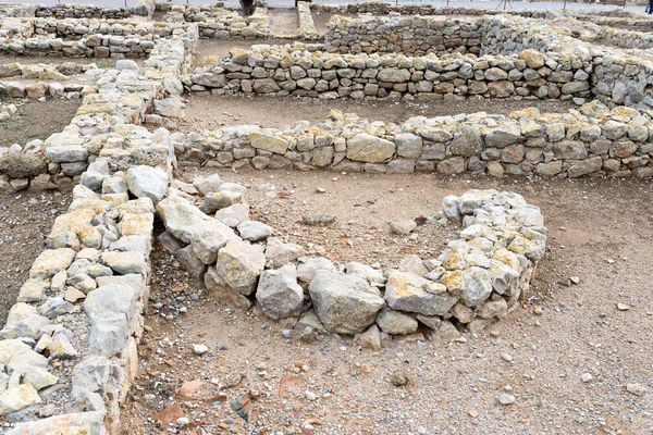 Yunan Empuries kalıntıları — Stok fotoğraf