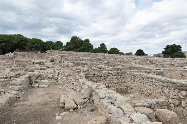 Yunan Empuries kalıntıları — Stok fotoğraf
