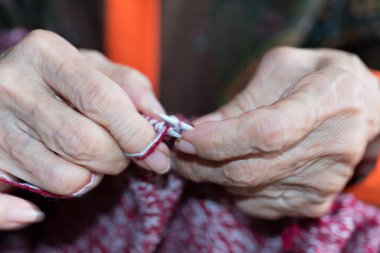 Ayrıntı üst düzey dikiş