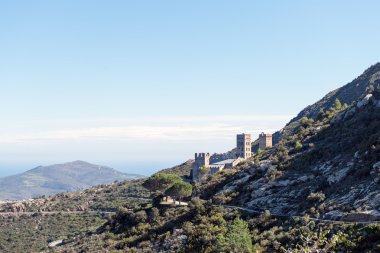 Port De La Selva (İspanya) - manastır Sant Pere De