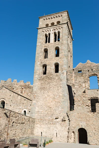 Port De La Selva (Hiszpania) - klasztor Sant Pere De — Zdjęcie stockowe