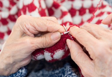 Ayrıntı üst düzey dikiş