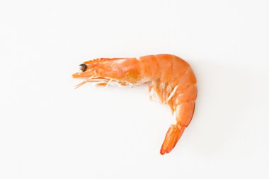 Ayrıntı karides pişmiş