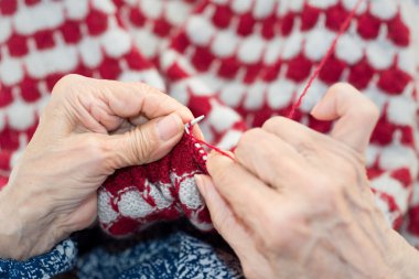 Ayrıntı üst düzey dikiş