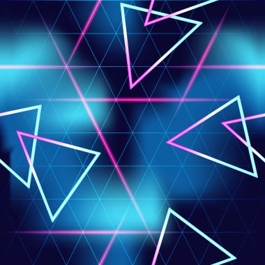 80 's futuristik sorunsuz neon arka plan