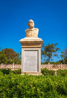 Marsala, Trapani, Sicilya, İtalya ve Avrupa 'da Giuseppe Garibaldi Heykeli