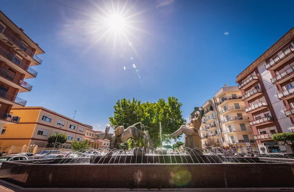 Fontana Del Vino Στη Marsala Trapani Σικελία Ιταλία Ευρώπη — Φωτογραφία Αρχείου