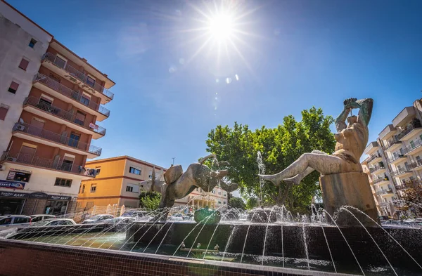 Fontana Del Vino Στη Marsala Trapani Σικελία Ιταλία Ευρώπη — Φωτογραφία Αρχείου