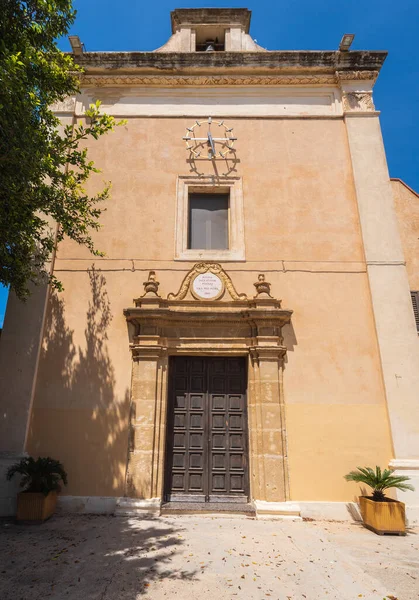 Iglesia María Del Rosario Contrada Spagnola Marsala Trapani Sicilia Italia —  Fotos de Stock