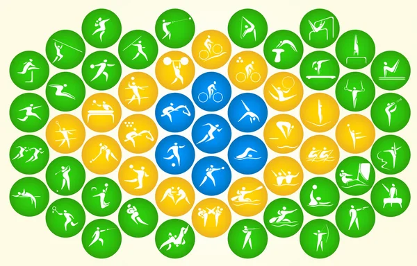 New icons for the Olympics — Stock Vector