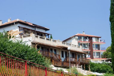 Deniz kıyısında yaz manzara