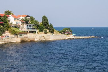 Deniz kıyısında yaz manzara