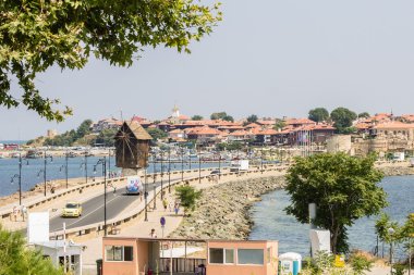 Deniz kıyısında yaz manzara