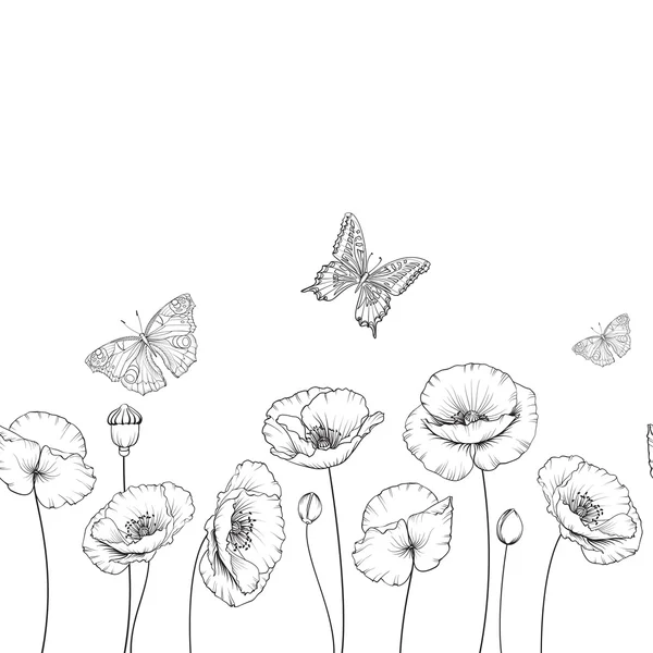 Spring flower background. Stock Illustration