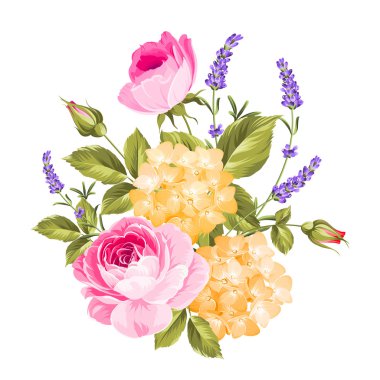 Gül çiçekleri ile etiket.