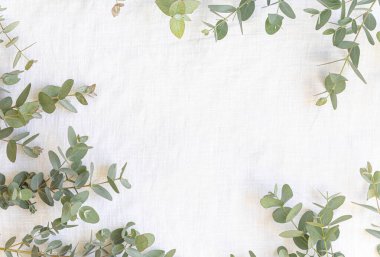 Canlı arkaplanda tropikal yapraklar. Yaz düzlüğü kompozisyonu.