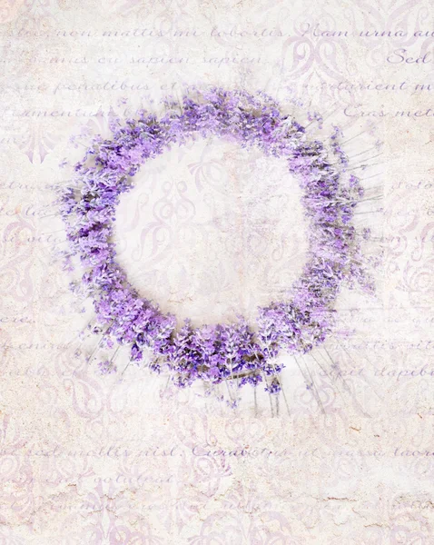 Lavendel krans. — Stockfoto