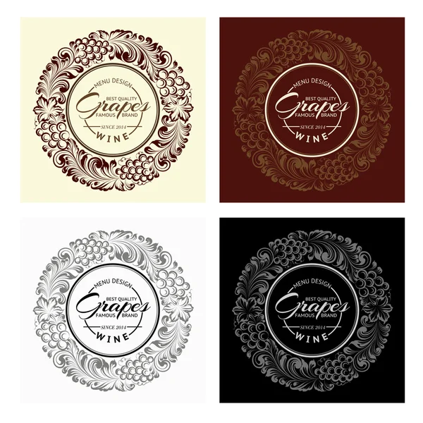 Set vintage labels. — Stock Vector