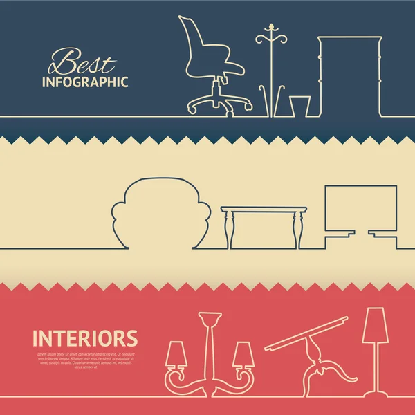 Infographie en couleurs plates — Image vectorielle