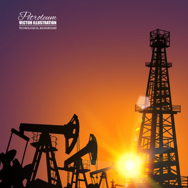 Oil industry. clipart