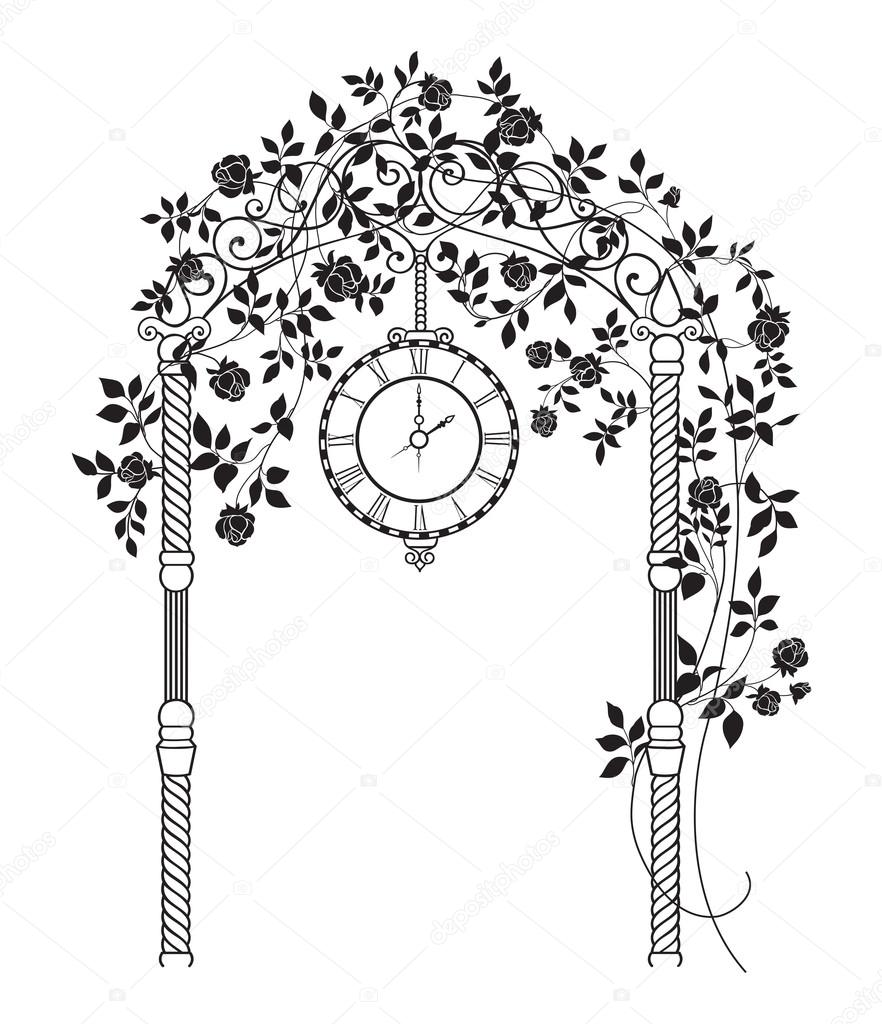 Wedding arch. — Stock Vector © Kotkoa #59193057
