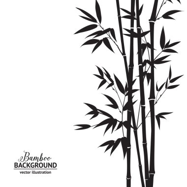 Bamboo bush. clipart