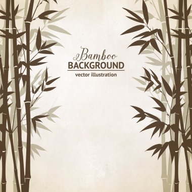 Bambu orman kartı.