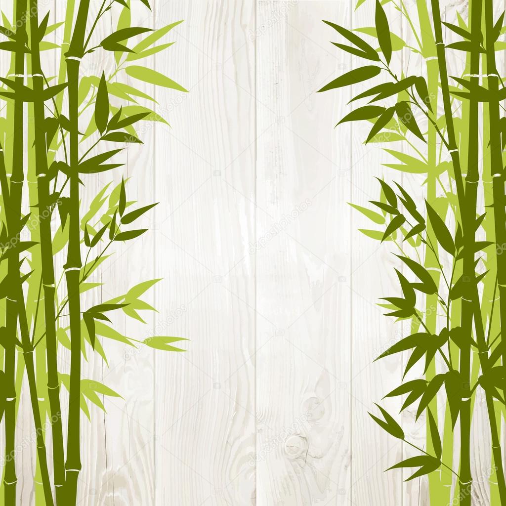 Bamboo forest card.