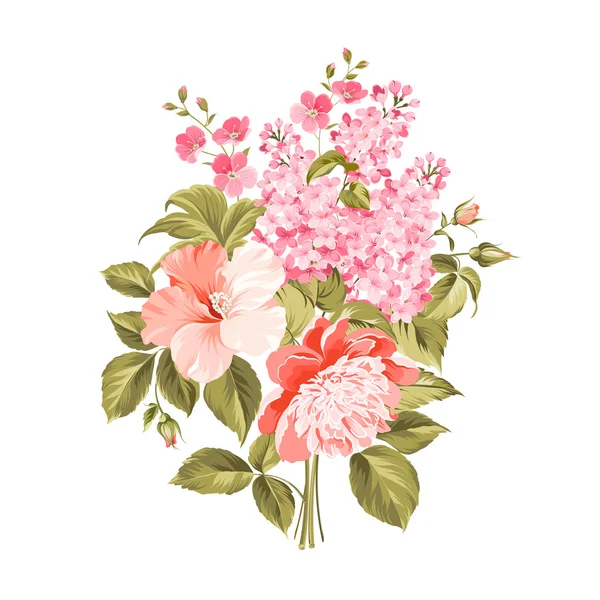 Spring flowers. — Stock Vector