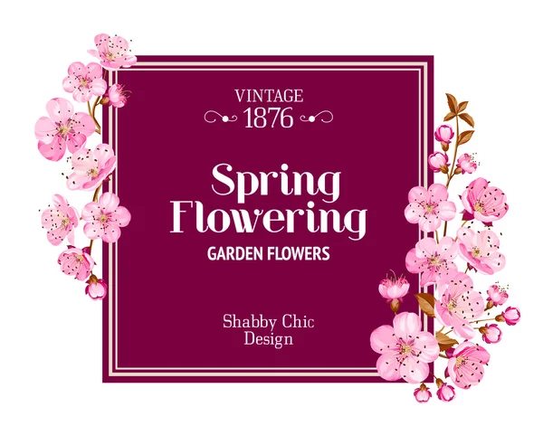 Spring card — Stock Vector