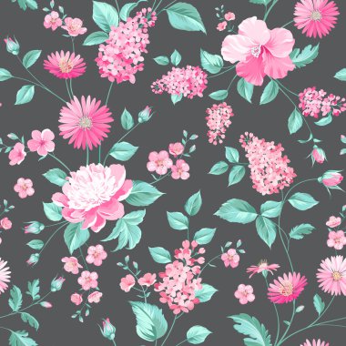 Kusursuz çiçek deseni